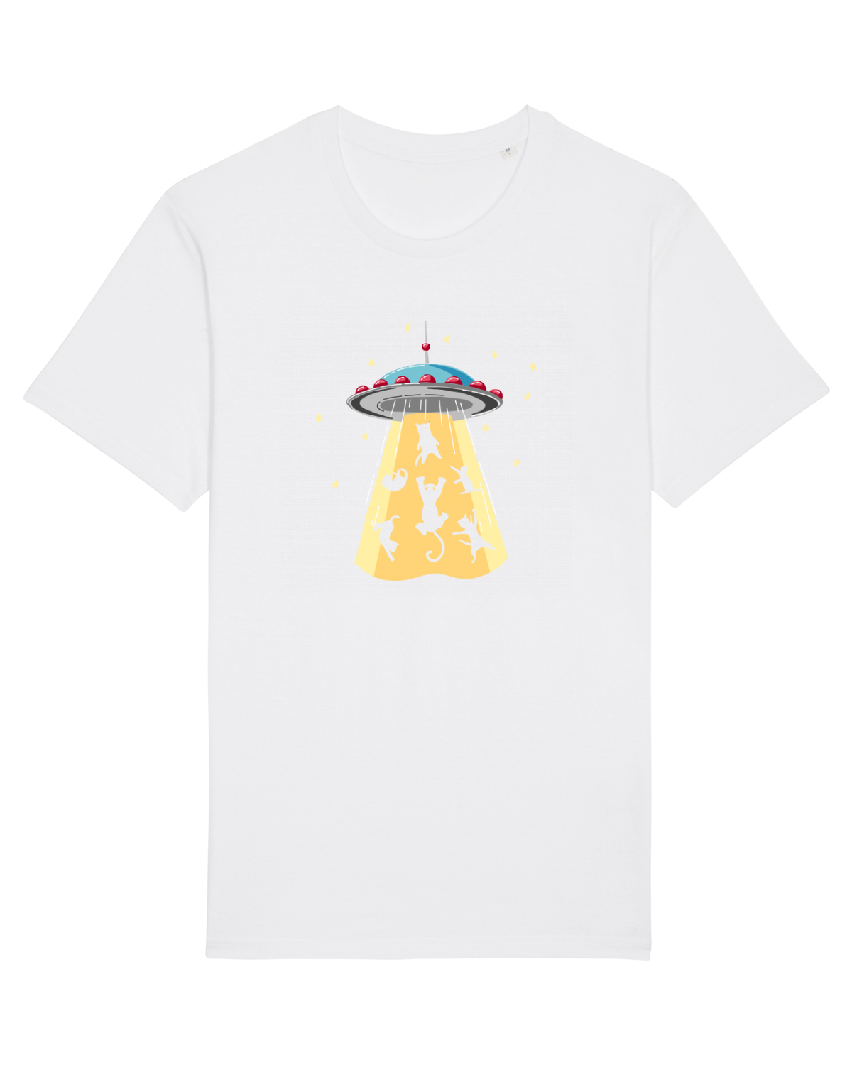 Tricou mânecă scurtă Unisex Rocker White