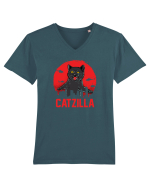 CATZILLA Tricou mânecă scurtă guler V Bărbat Presenter