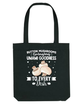 Button mushrooms bringing umami goodness to every dish Black