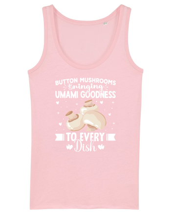 Button mushrooms bringing umami goodness to every dish Cotton Pink