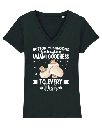 Button mushrooms bringing umami goodness to every dish Black
