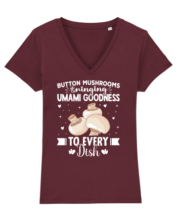 Button mushrooms bringing umami goodness to every dish Burgundy
