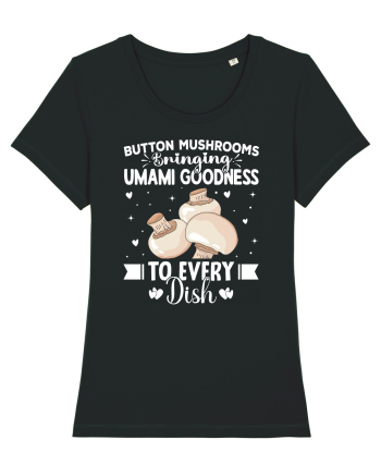 Button mushrooms bringing umami goodness to every dish Black