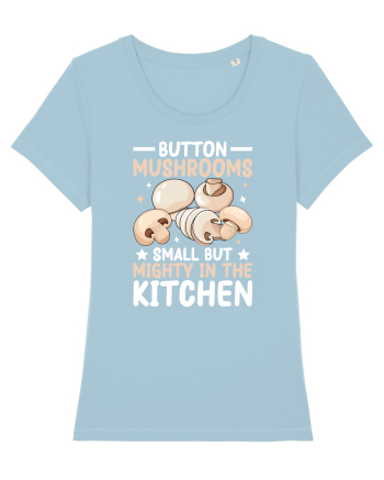 Button mushrooms small but mighty in the kitchen Sky Blue