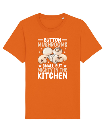 Button mushrooms small but mighty in the kitchen Bright Orange