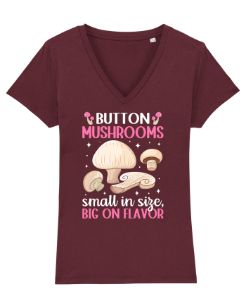 Button mushrooms small in size, big on flavor Burgundy