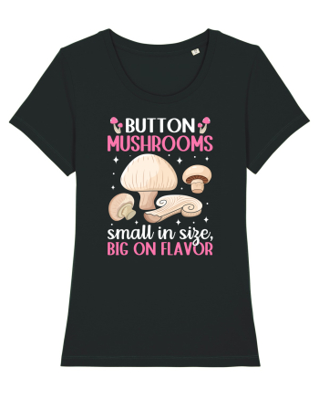 Button mushrooms small in size, big on flavor Black