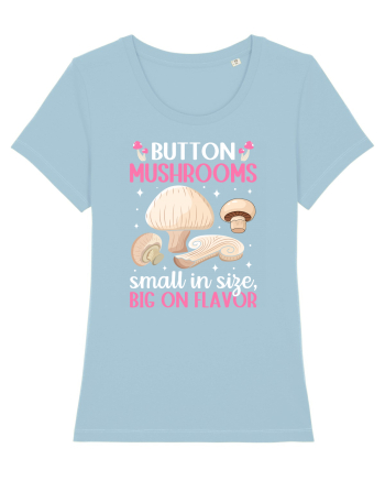 Button mushrooms small in size, big on flavor Sky Blue