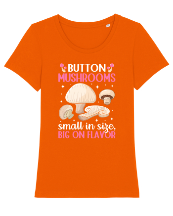 Button mushrooms small in size, big on flavor Bright Orange