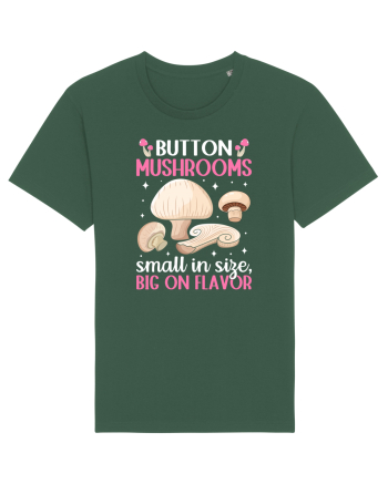 Button mushrooms small in size, big on flavor Bottle Green