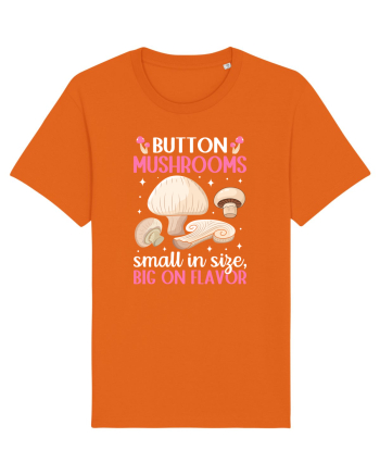 Button mushrooms small in size, big on flavor Bright Orange
