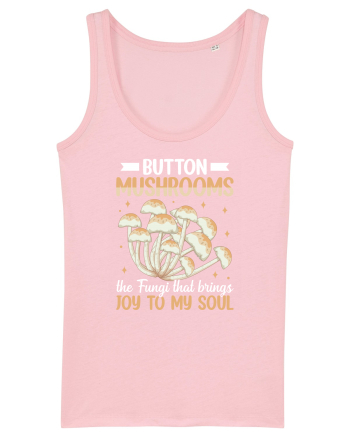 Button mushrooms the fungi that brings joy to my soul Cotton Pink