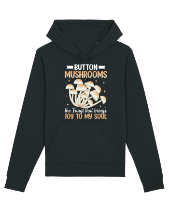 Button mushrooms the fungi that brings joy to my soul Black