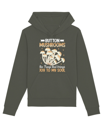 Button mushrooms the fungi that brings joy to my soul Khaki