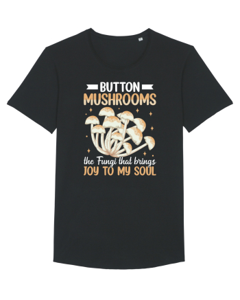 Button mushrooms the fungi that brings joy to my soul Black