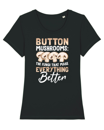 Button mushrooms the fungi that make everything better Black