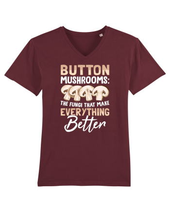 Button mushrooms the fungi that make everything better Burgundy