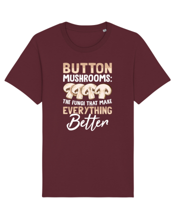 Button mushrooms the fungi that make everything better Burgundy