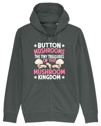 Button mushrooms the tiny treasures of the mushroom kingdom pink Anthracite