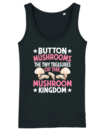 Button mushrooms the tiny treasures of the mushroom kingdom pink Black