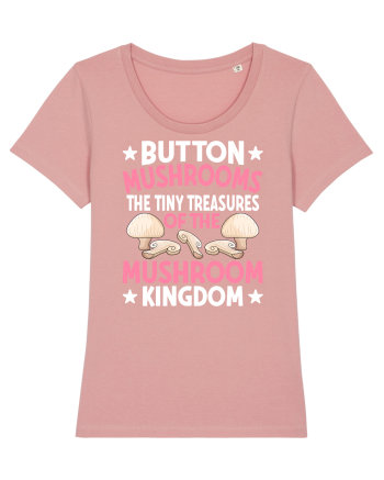 Button mushrooms the tiny treasures of the mushroom kingdom pink Canyon Pink