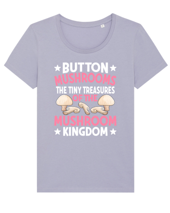 Button mushrooms the tiny treasures of the mushroom kingdom pink Lavender