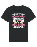 Button mushrooms the tiny treasures of the mushroom kingdom pink Tricou mânecă scurtă Unisex Rocker