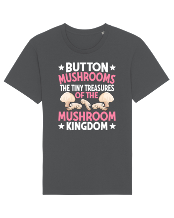 Button mushrooms the tiny treasures of the mushroom kingdom pink Anthracite
