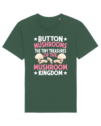 Button mushrooms the tiny treasures of the mushroom kingdom pink Bottle Green