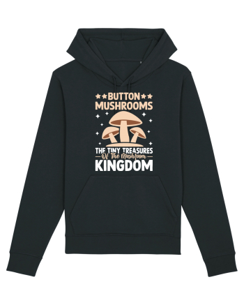 Button mushrooms the tiny treasures of the mushroom kingdom Black