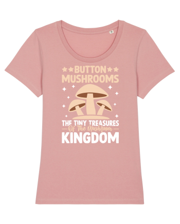 Button mushrooms the tiny treasures of the mushroom kingdom Canyon Pink