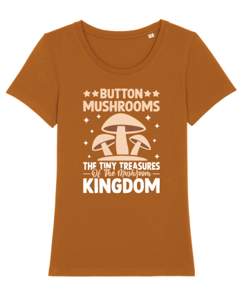 Button mushrooms the tiny treasures of the mushroom kingdom Roasted Orange
