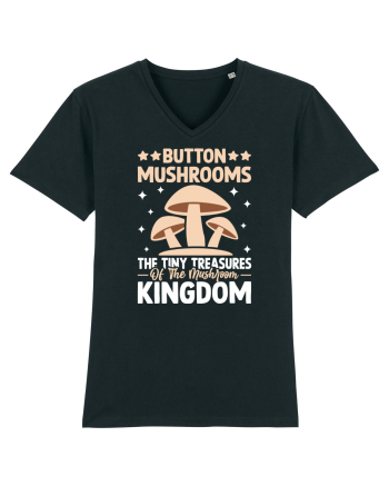 Button mushrooms the tiny treasures of the mushroom kingdom Black