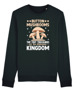 Button mushrooms the tiny treasures of the mushroom kingdom Bluză mânecă lungă Unisex Rise