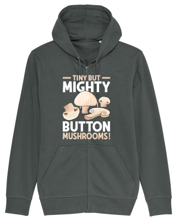 Tiny but mighty button mushrooms! Anthracite