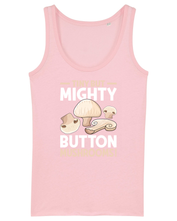Tiny but mighty button mushrooms! Cotton Pink