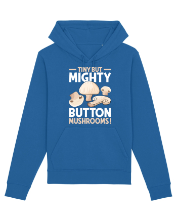 Tiny but mighty button mushrooms! Royal Blue