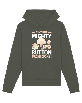 Tiny but mighty button mushrooms! Khaki