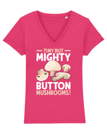 Tiny but mighty button mushrooms! Raspberry