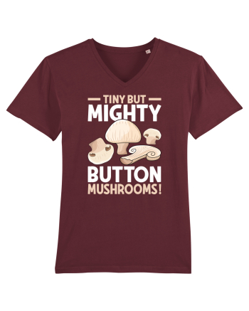 Tiny but mighty button mushrooms! Burgundy