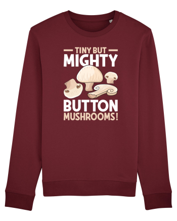 Tiny but mighty button mushrooms! Burgundy