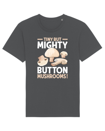 Tiny but mighty button mushrooms! Anthracite