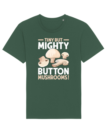Tiny but mighty button mushrooms! Bottle Green