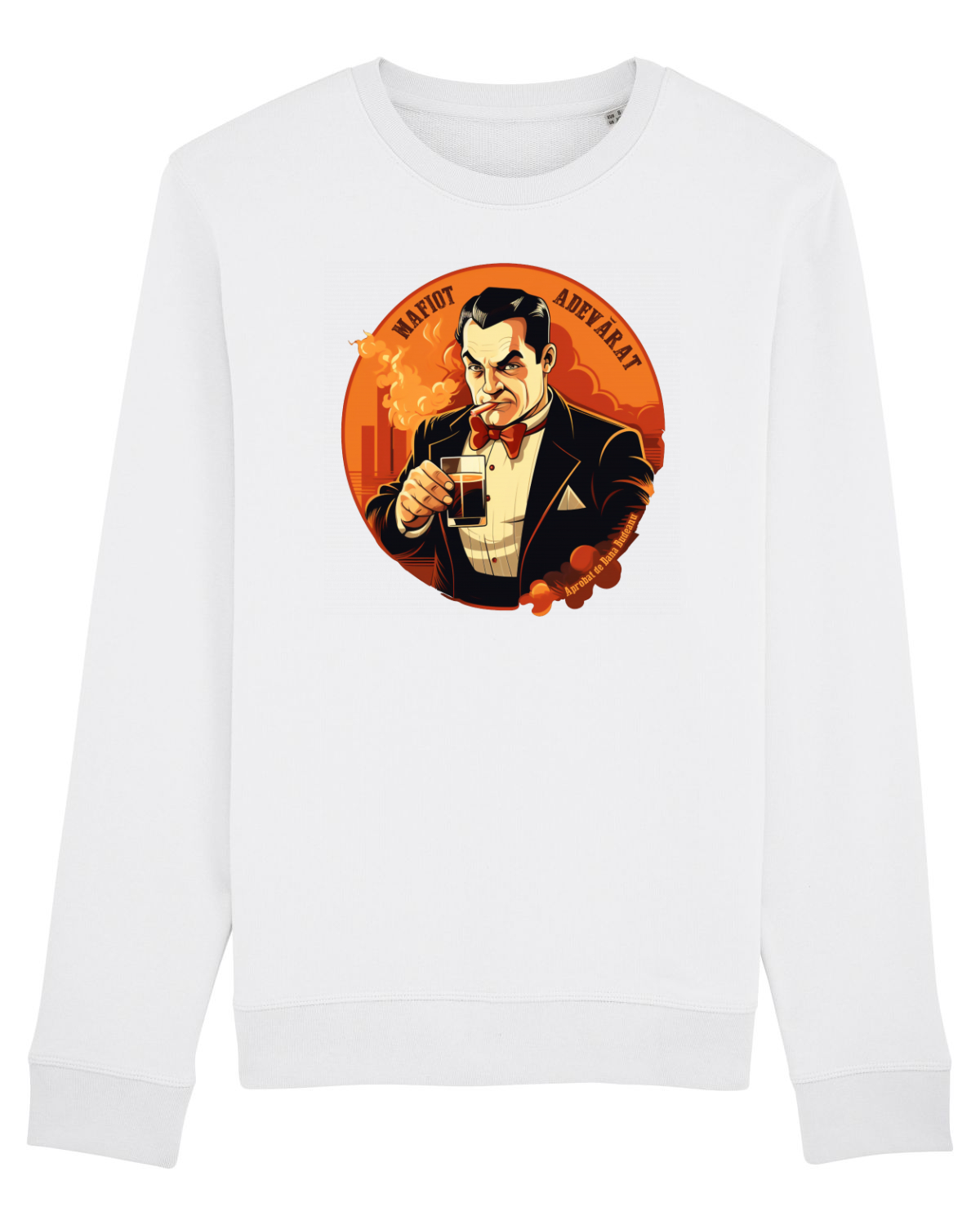 Bluză mânecă lungă Unisex Rise White