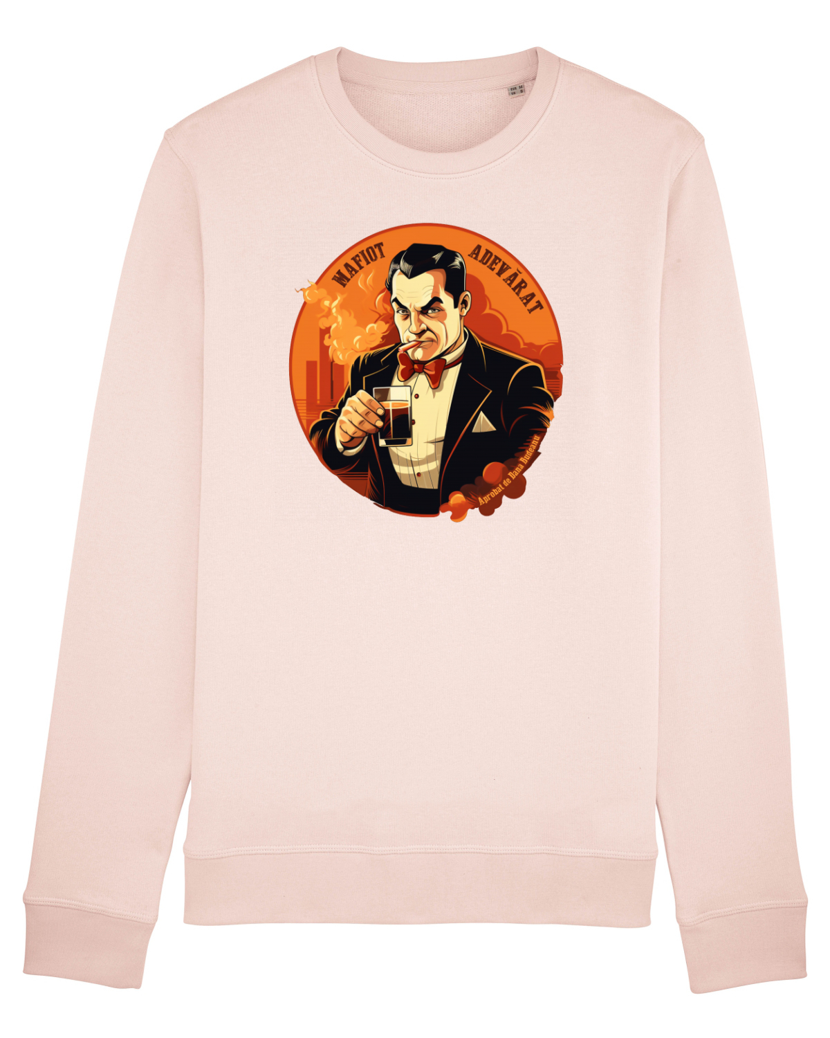 Bluză mânecă lungă Unisex Rise Candy Pink