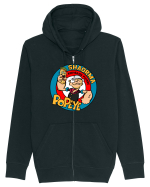 Adevarata putere sta in shaorma - Popeye Hanorac cu fermoar Unisex Connector