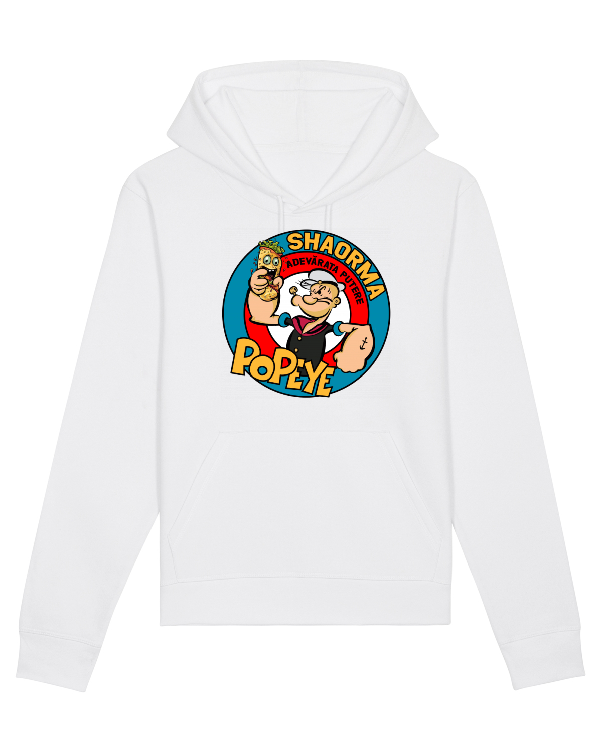 Hanorac Unisex Drummer White