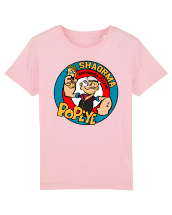 Adevarata putere sta in shaorma - Popeye Cotton Pink