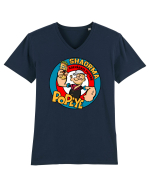 Adevarata putere sta in shaorma - Popeye Tricou mânecă scurtă guler V Bărbat Presenter