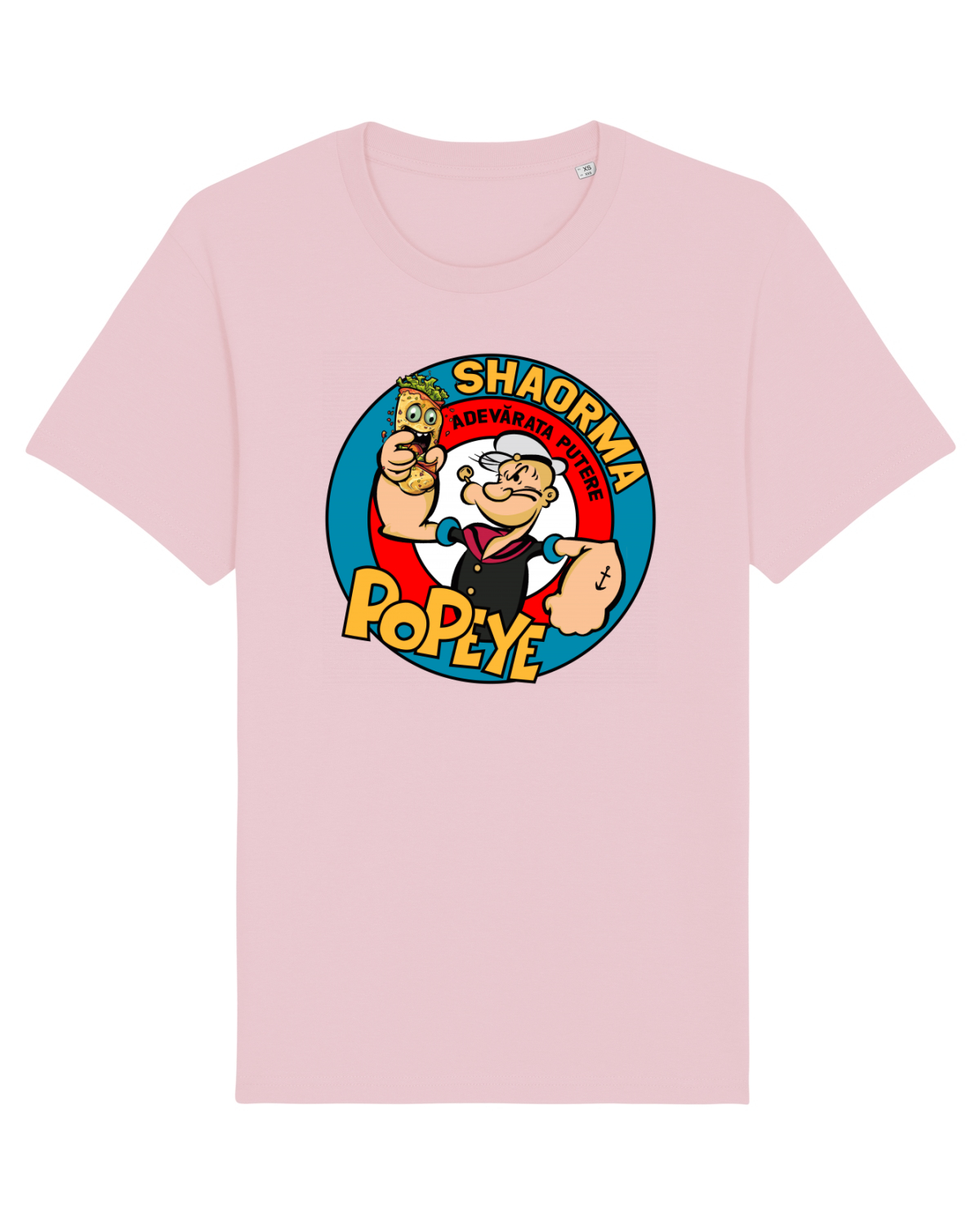 Tricou mânecă scurtă Unisex Rocker Cotton Pink